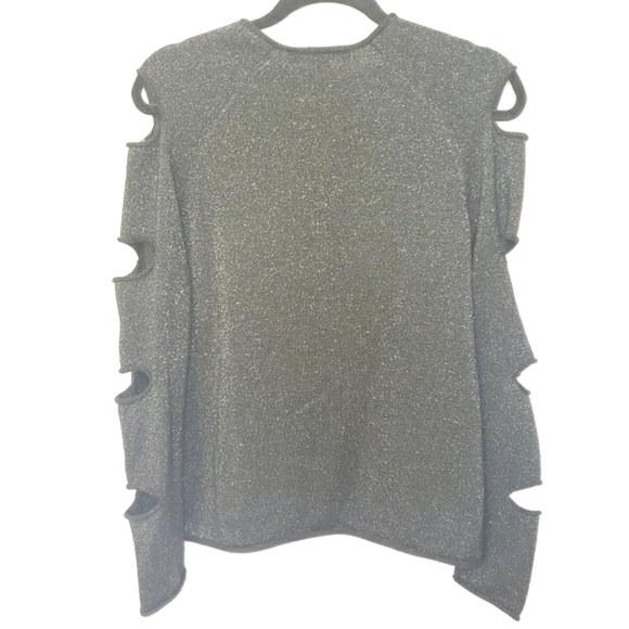 SKULL CASHMERE Tyrone Cutout Sleeve Cashmere Blend Sweater - Picture 7 of 9